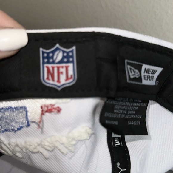 59 FIFTY Buffalo Bills Hat White On Whte Exclusive Yohandy NWT Fitted Size 8 - Picture 16 of 17